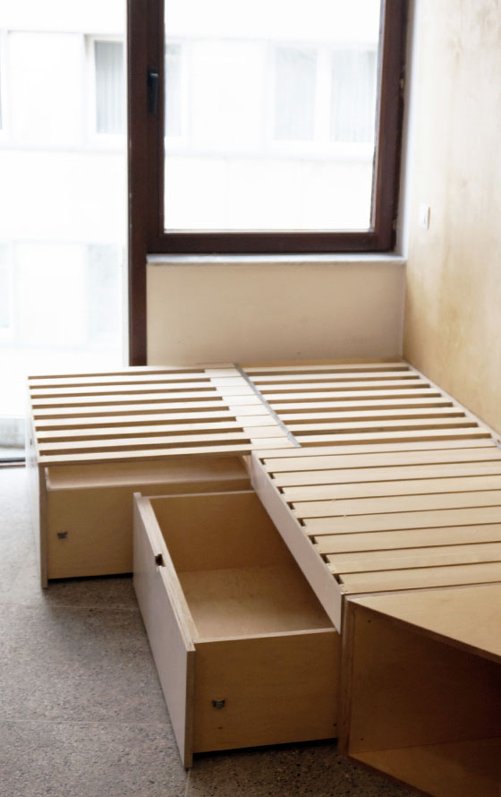 mobilier sur mesure amovible