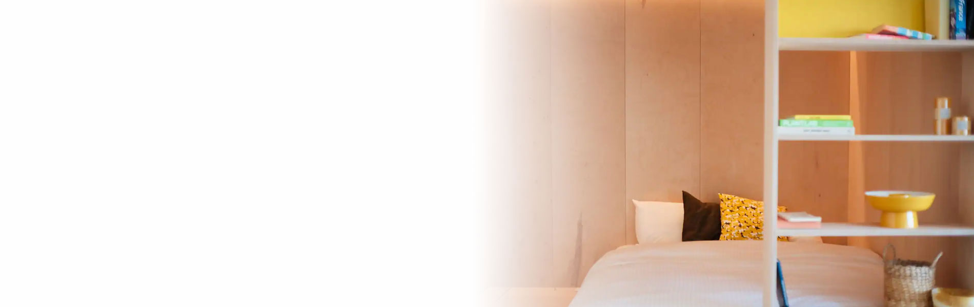 espace chambre dans un studio