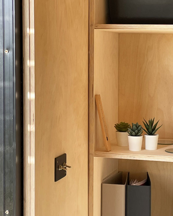 création d'espace de rangement sur mesure